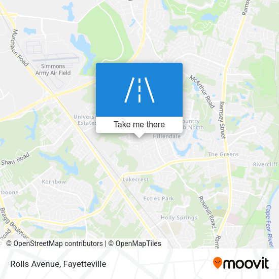 Mapa de Rolls Avenue