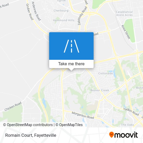 Mapa de Romain Court