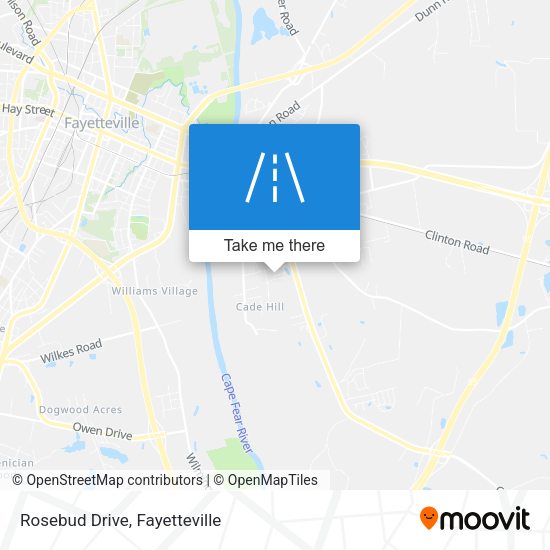 Rosebud Drive map