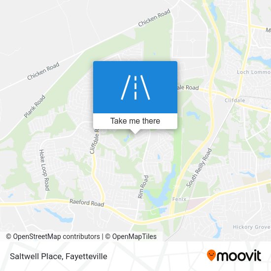 Mapa de Saltwell Place