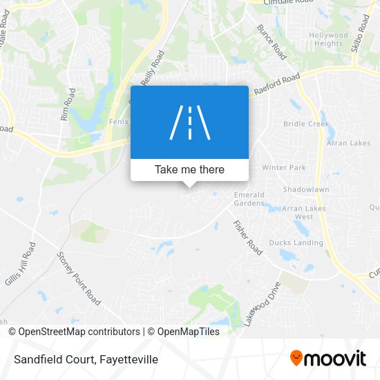 Sandfield Court map