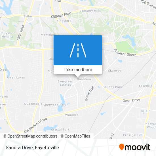 Mapa de Sandra Drive
