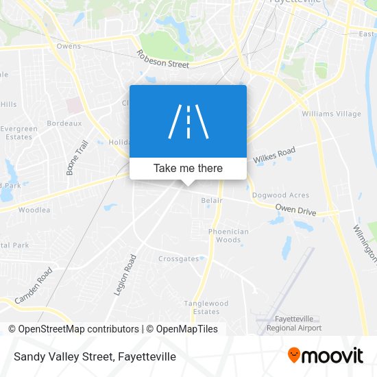 Mapa de Sandy Valley Street