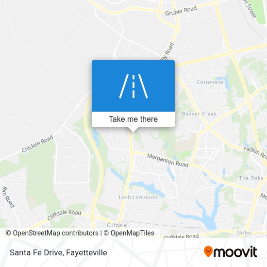 Mapa de Santa Fe Drive