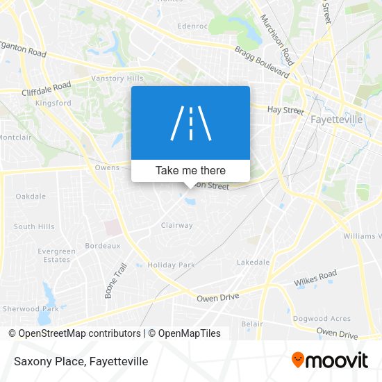 Mapa de Saxony Place