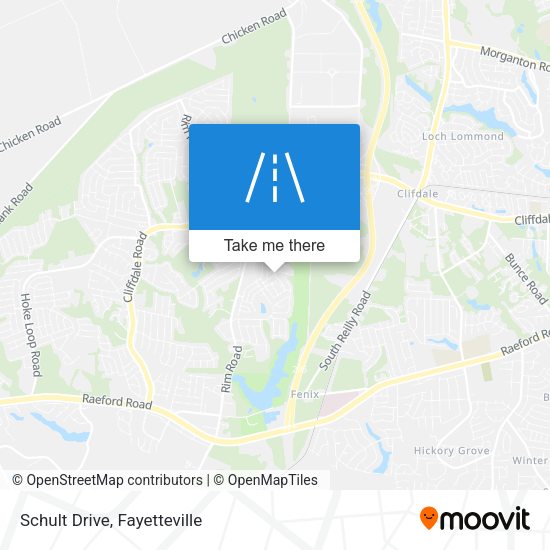 Mapa de Schult Drive