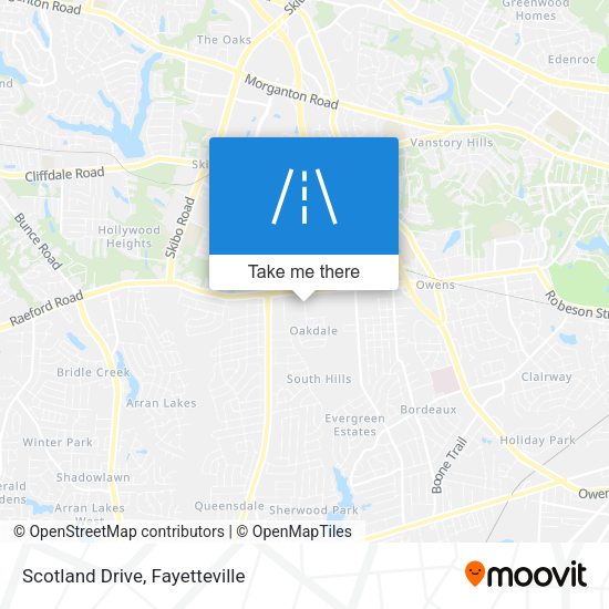 Scotland Drive map