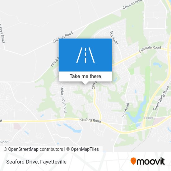 Seaford Drive map