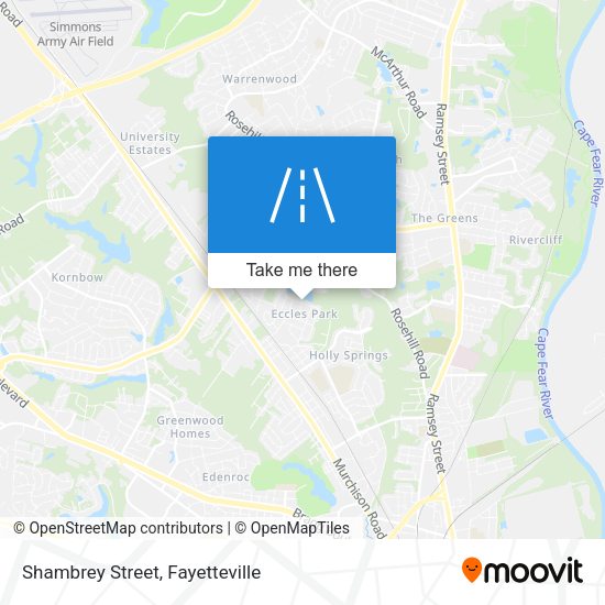 Mapa de Shambrey Street