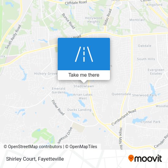 Mapa de Shirley Court