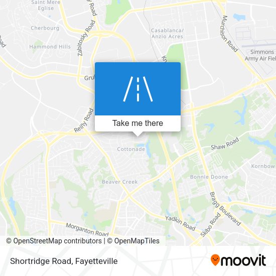 Shortridge Road map