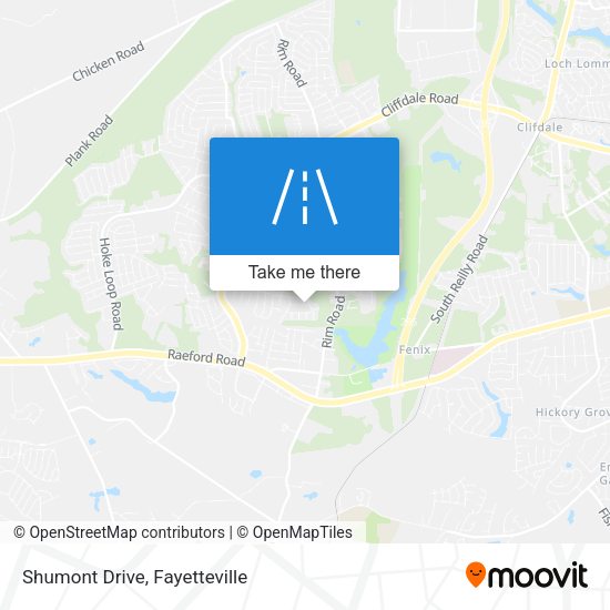 Shumont Drive map