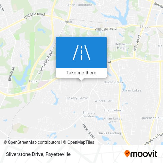 Silverstone Drive map