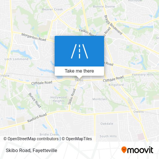 Mapa de Skibo Road
