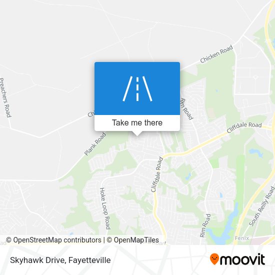 Mapa de Skyhawk Drive