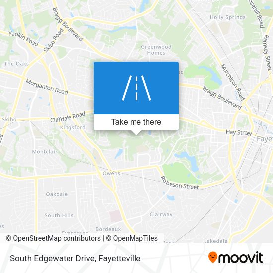 Mapa de South Edgewater Drive