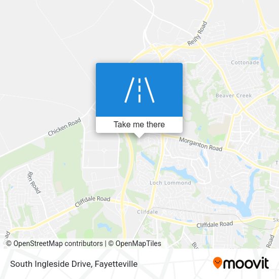 Mapa de South Ingleside Drive