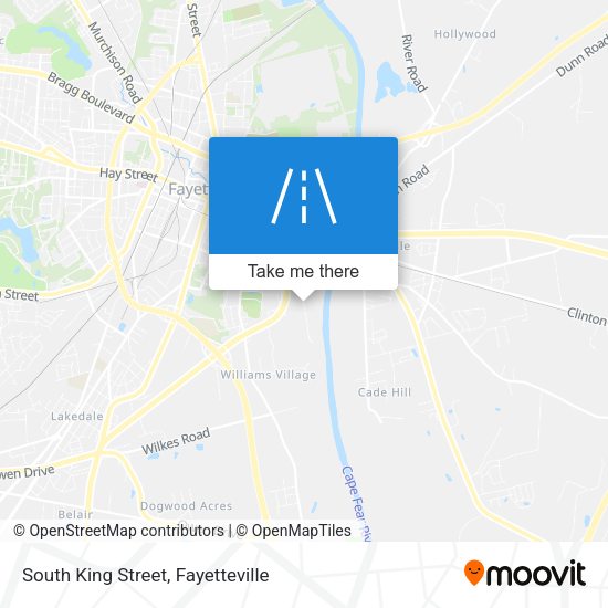 South King Street map