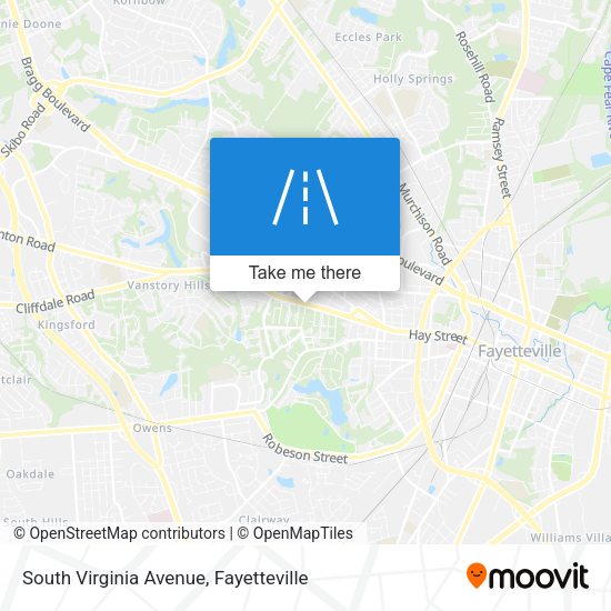 Mapa de South Virginia Avenue