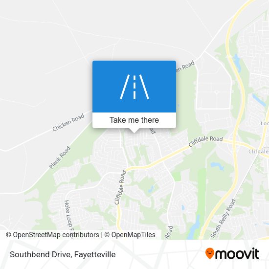 Mapa de Southbend Drive
