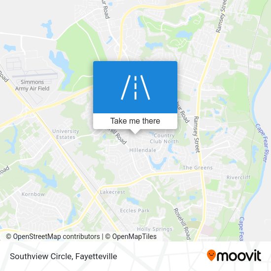 Southview Circle map