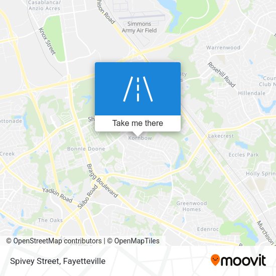 Spivey Street map