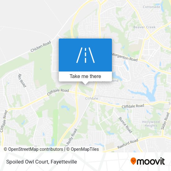 Mapa de Spoiled Owl Court