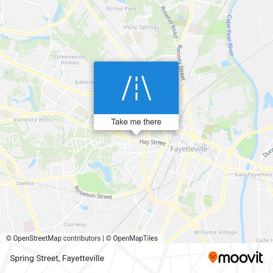 Spring Street map