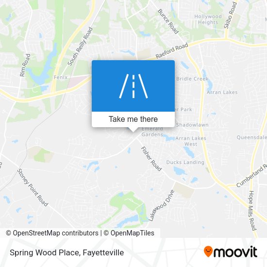 Spring Wood Place map