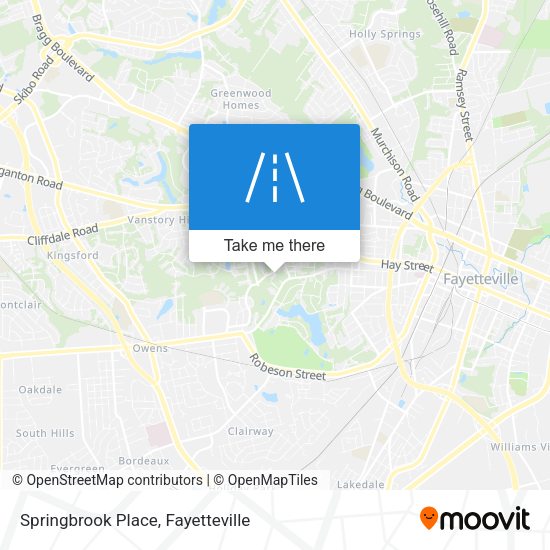 Springbrook Place map
