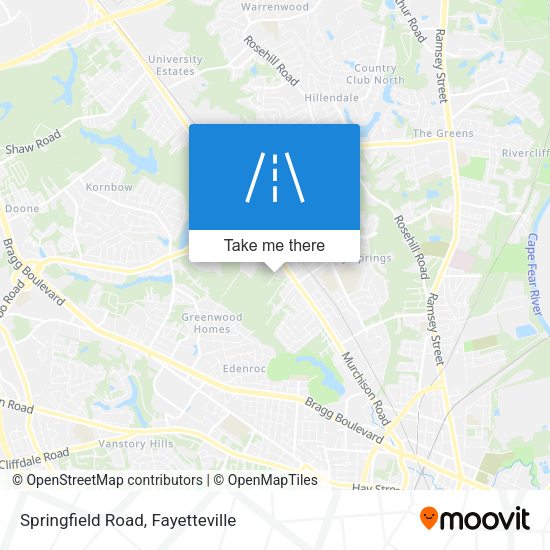 Springfield Road map