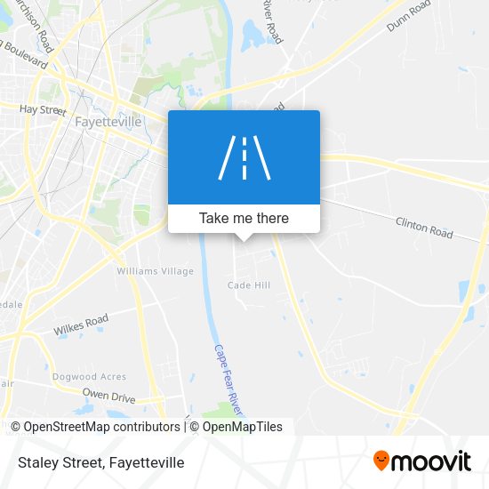 Staley Street map