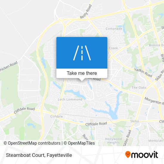 Steamboat Court map