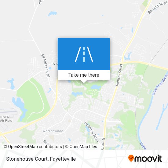 Mapa de Stonehouse Court