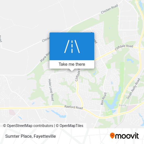 Mapa de Sumter Place