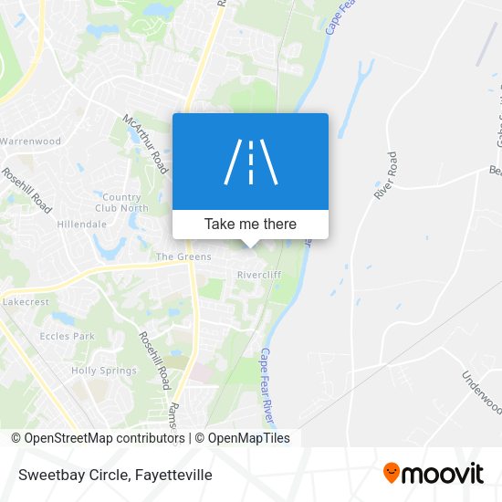 Sweetbay Circle map