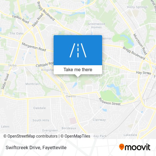Swiftcreek Drive map
