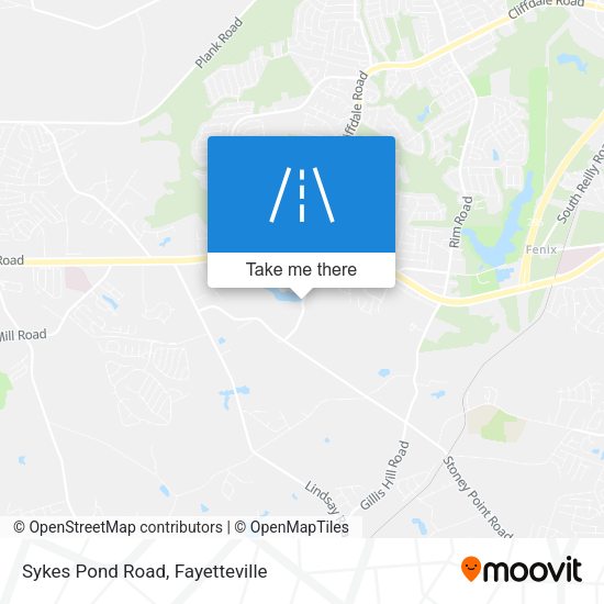 Sykes Pond Road map