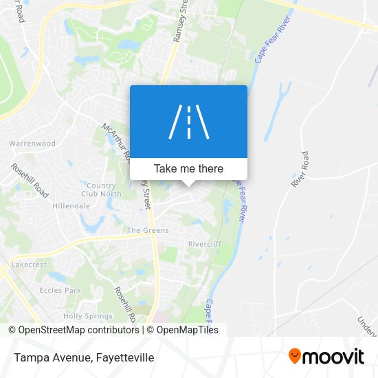Mapa de Tampa Avenue