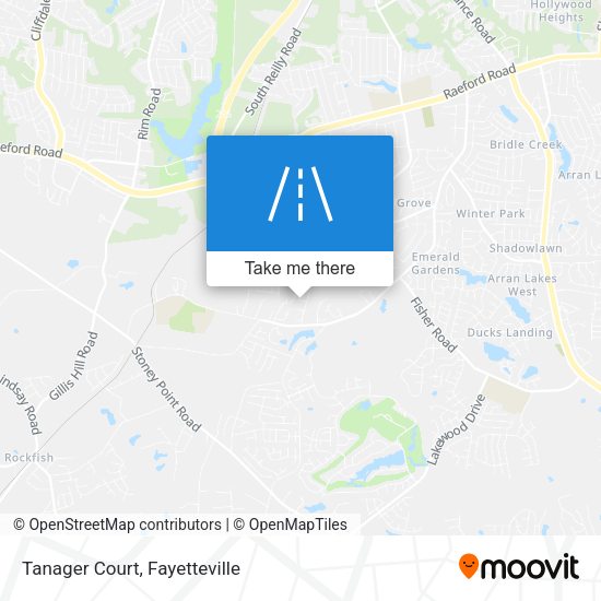 Tanager Court map