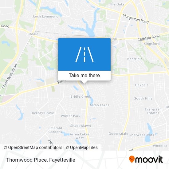 Thornwood Place map