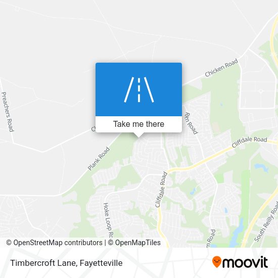 Timbercroft Lane map