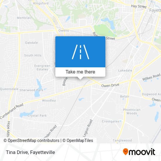 Mapa de Tina Drive