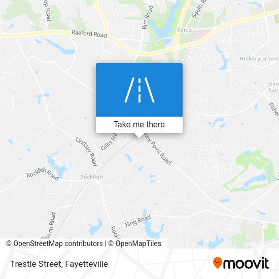Trestle Street map
