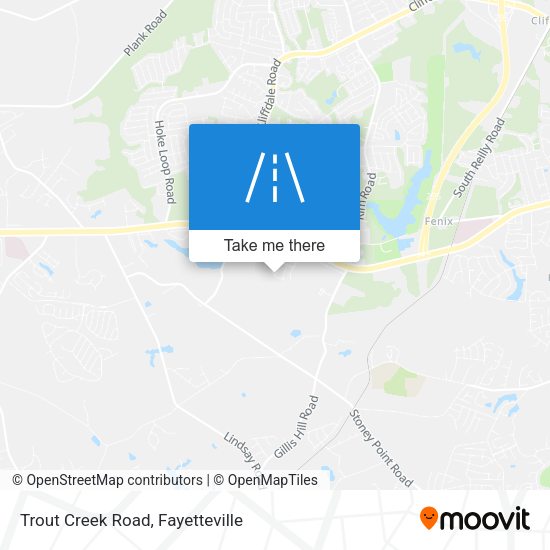 Mapa de Trout Creek Road