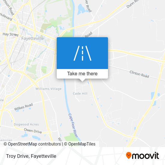 Troy Drive map