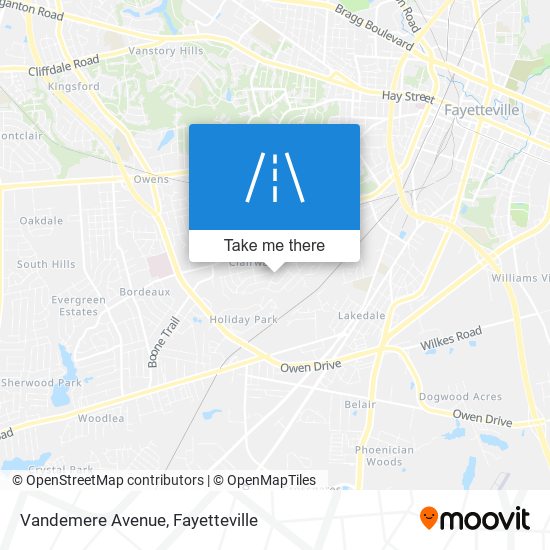 Mapa de Vandemere Avenue