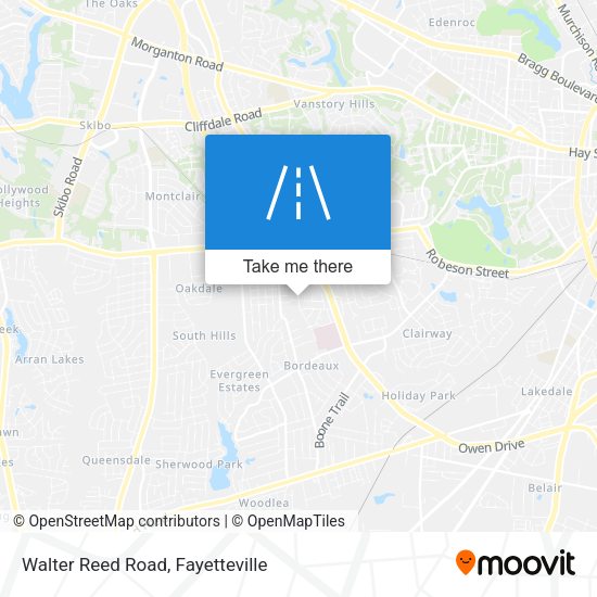 Walter Reed Road map