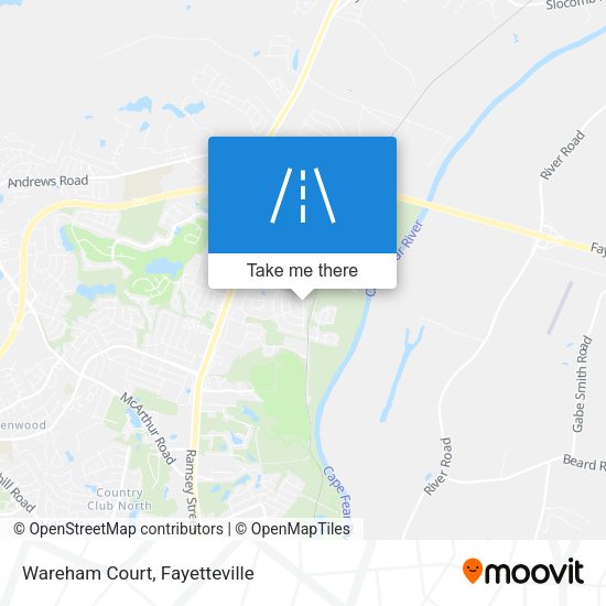 Wareham Court map