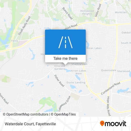 Mapa de Waterdale Court